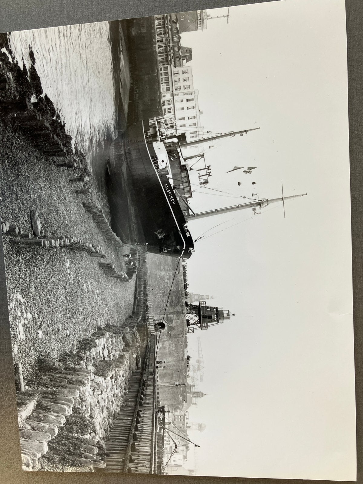 Zeldzame foto van de Goldfinch (Engels schip) uit 1952, Verzenden, 1940 tot 1960, Zeeland