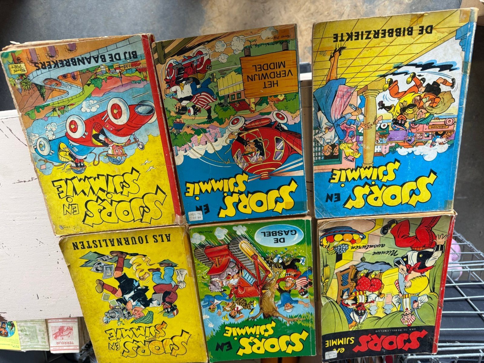 Sjors en Sjimmie stripboeken - Diverse titels, Boeken, Meerdere stripboeken, Ophalen of Verzenden, Gelezen