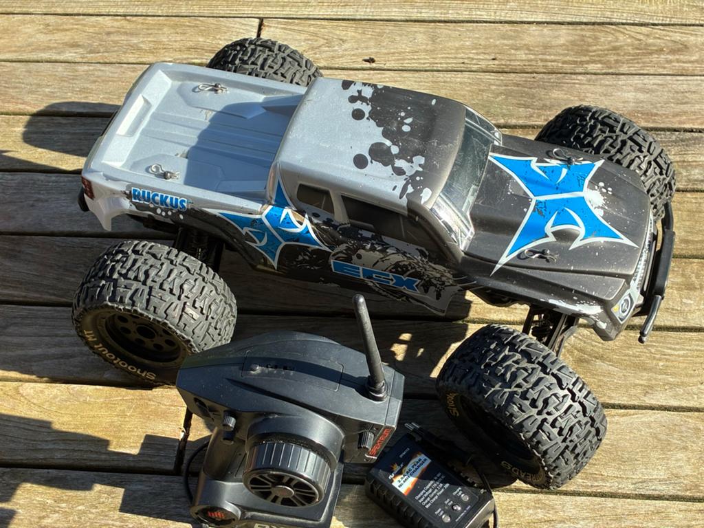 ECX Ruckus 1/10 2WD Monster Truck - Voor de hobbyist, Elektro, Gebruikt, Auto offroad, Ophalen of Verzenden