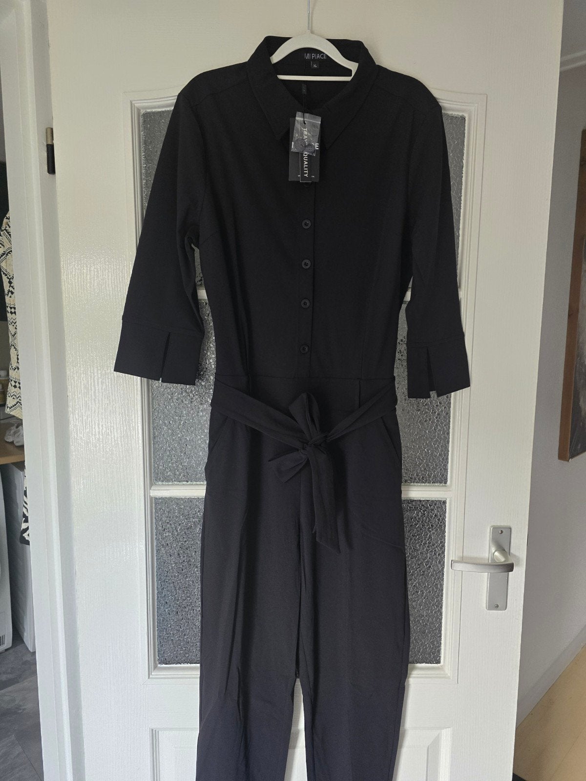 nieuw mi piace xl travel zwart jumpsuit, Kleding | Dames, Ophalen of Verzenden, Nieuw, Maat 46/48 (XL) of groter, Zwart