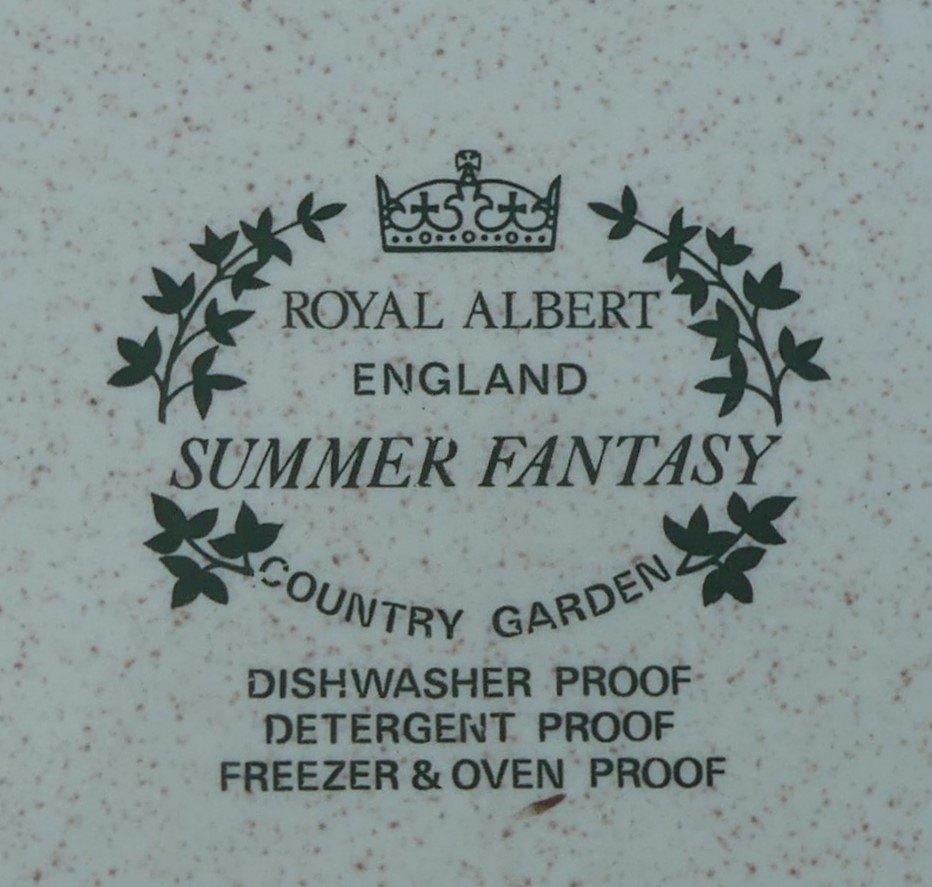 Royal Albert Country Garden - Summer Fantasy servies '70, Nieuw, Ophalen of Verzenden, Schaal of Schalen, Wedgwood