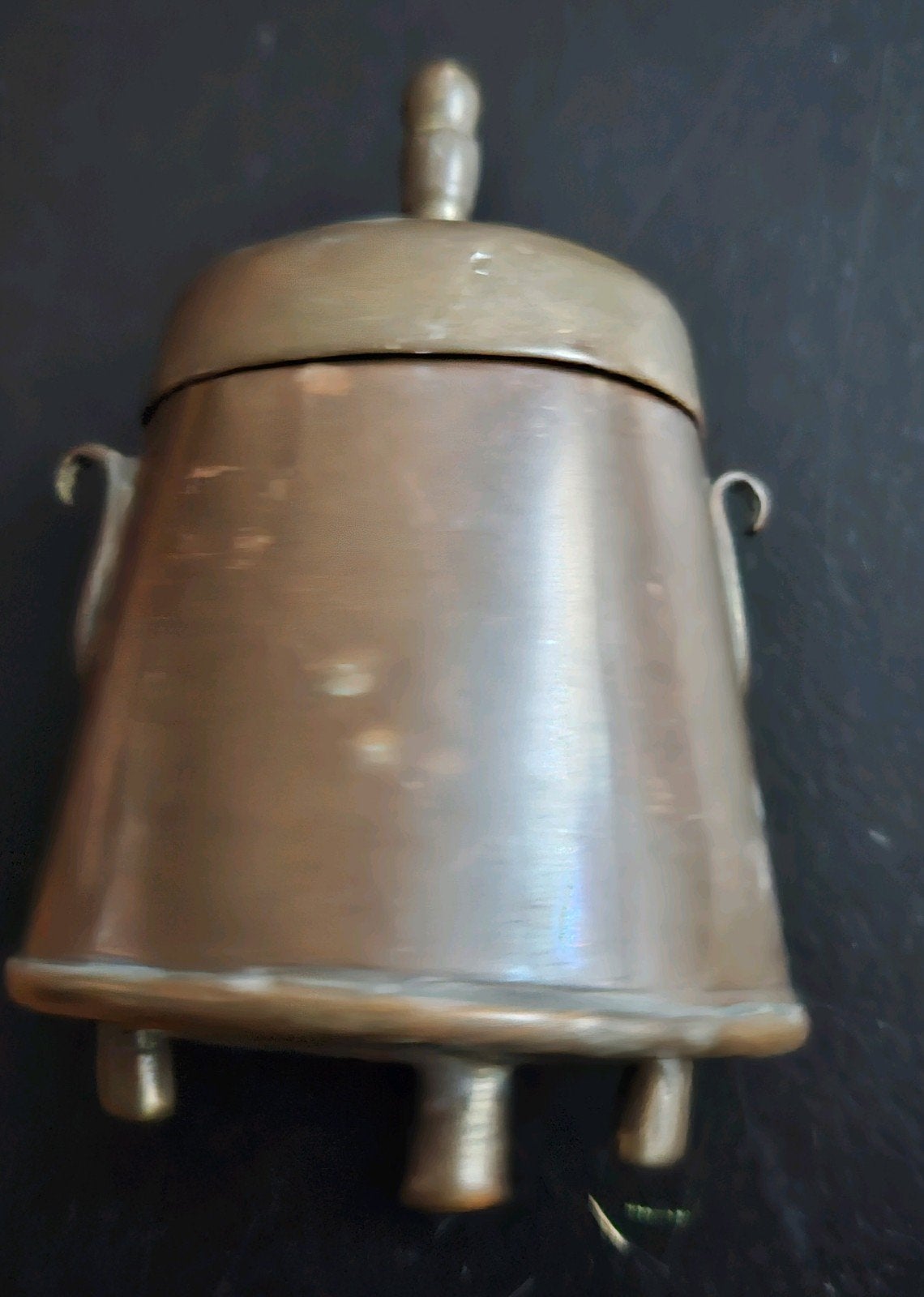 Koperen pot met deksel, Ophalen of Verzenden, Koper