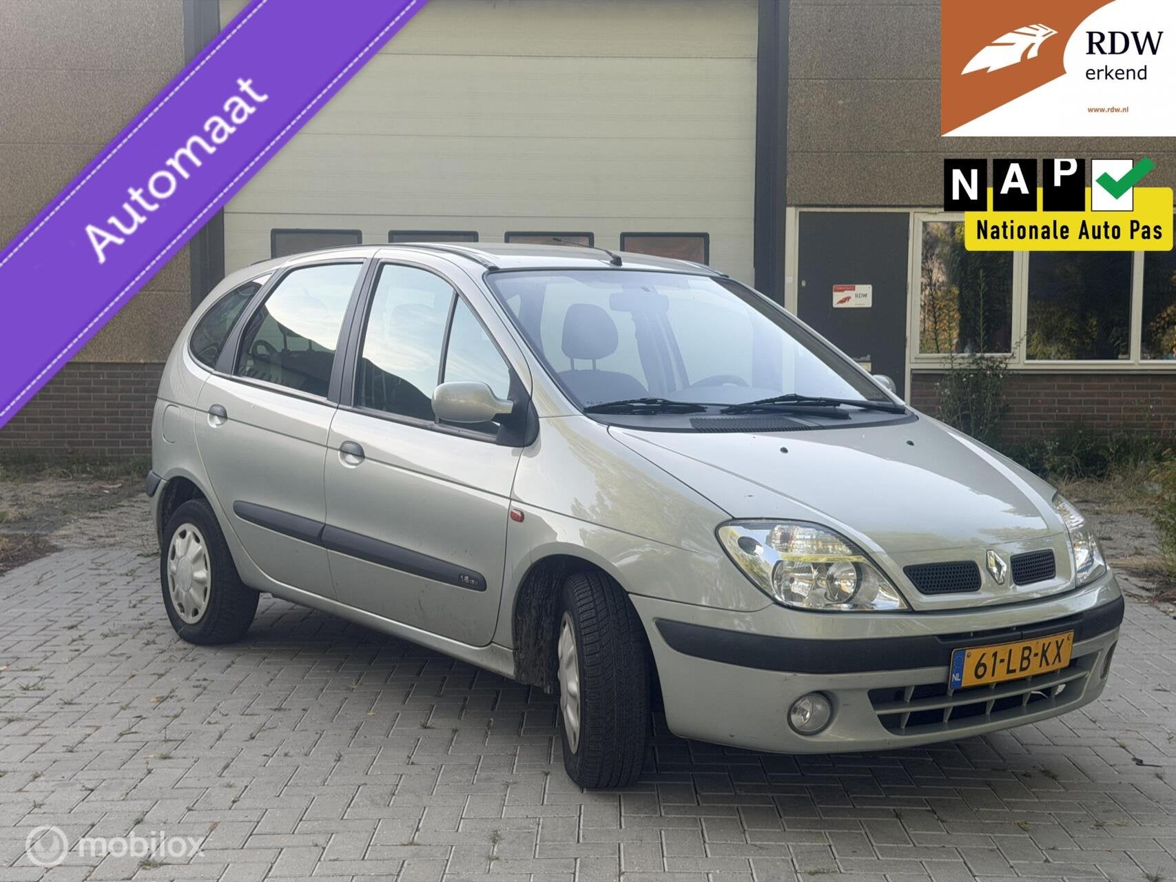 Renault Scenic 1.6-16V Expression AUTOMAAT/APK NIEUW, Auto's, Renault, 4 cilinders, Origineel Nederlands, Bedrijf, 107 pk