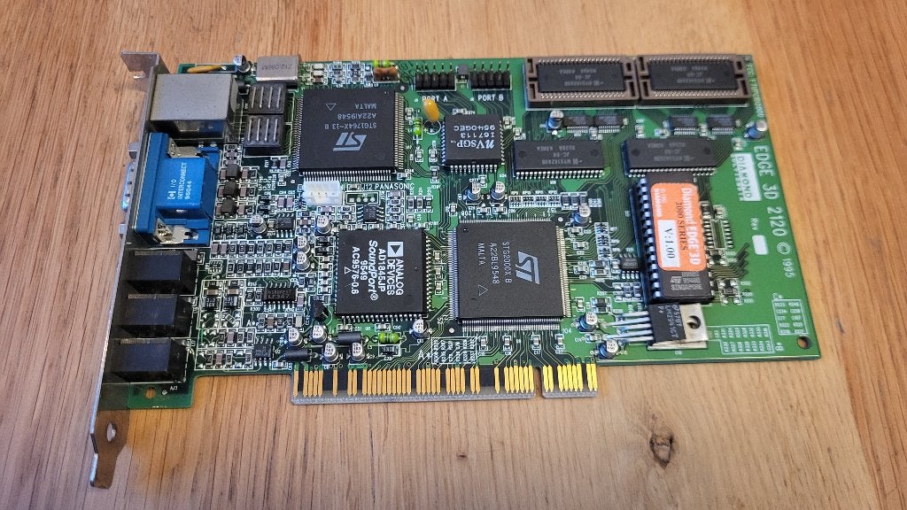 Diamond Edge 3D 2120 2MB PCI, Ophalen of Verzenden, Diamond Multimedia