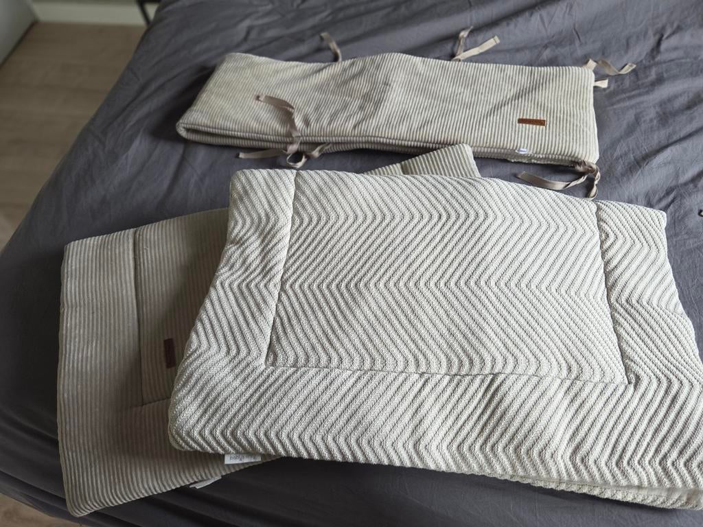 Boxkleden, boxrand en boxzak Baby's Only zandkleur, Kinderen en Baby's, Ophalen of Verzenden, Boxkleed