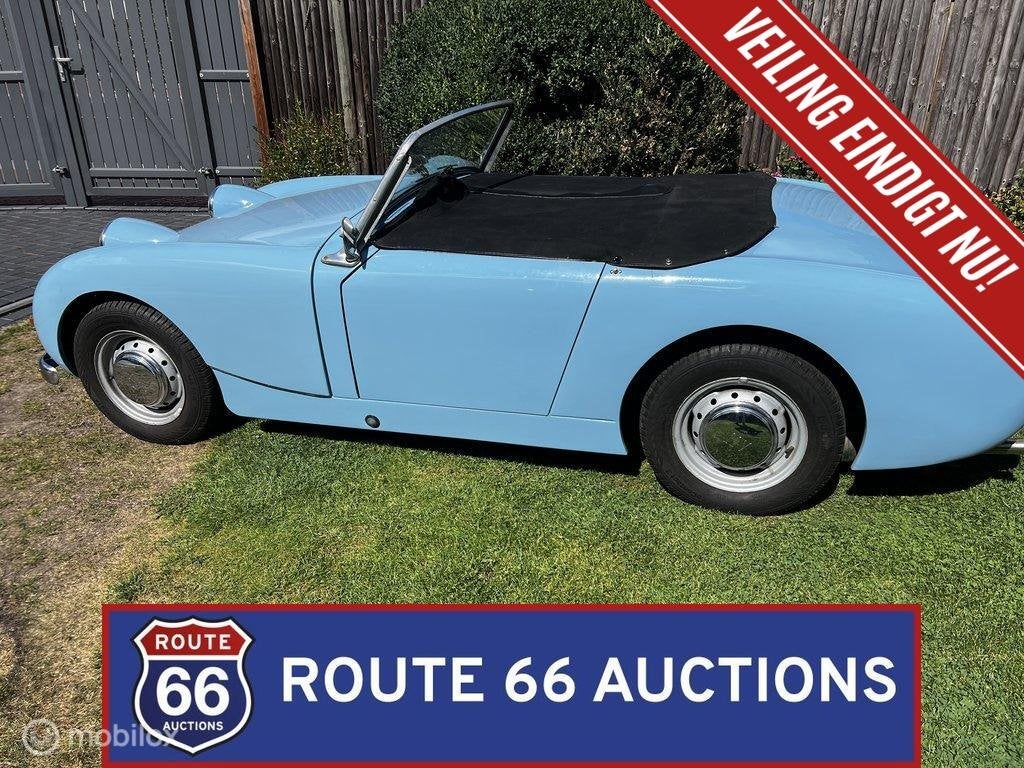 Austin-Healey Sprite Mk I | 1960 | Route 66 Auctions, Auto's, Austin, Overige carrosserieën, Zwart, Bedrijf