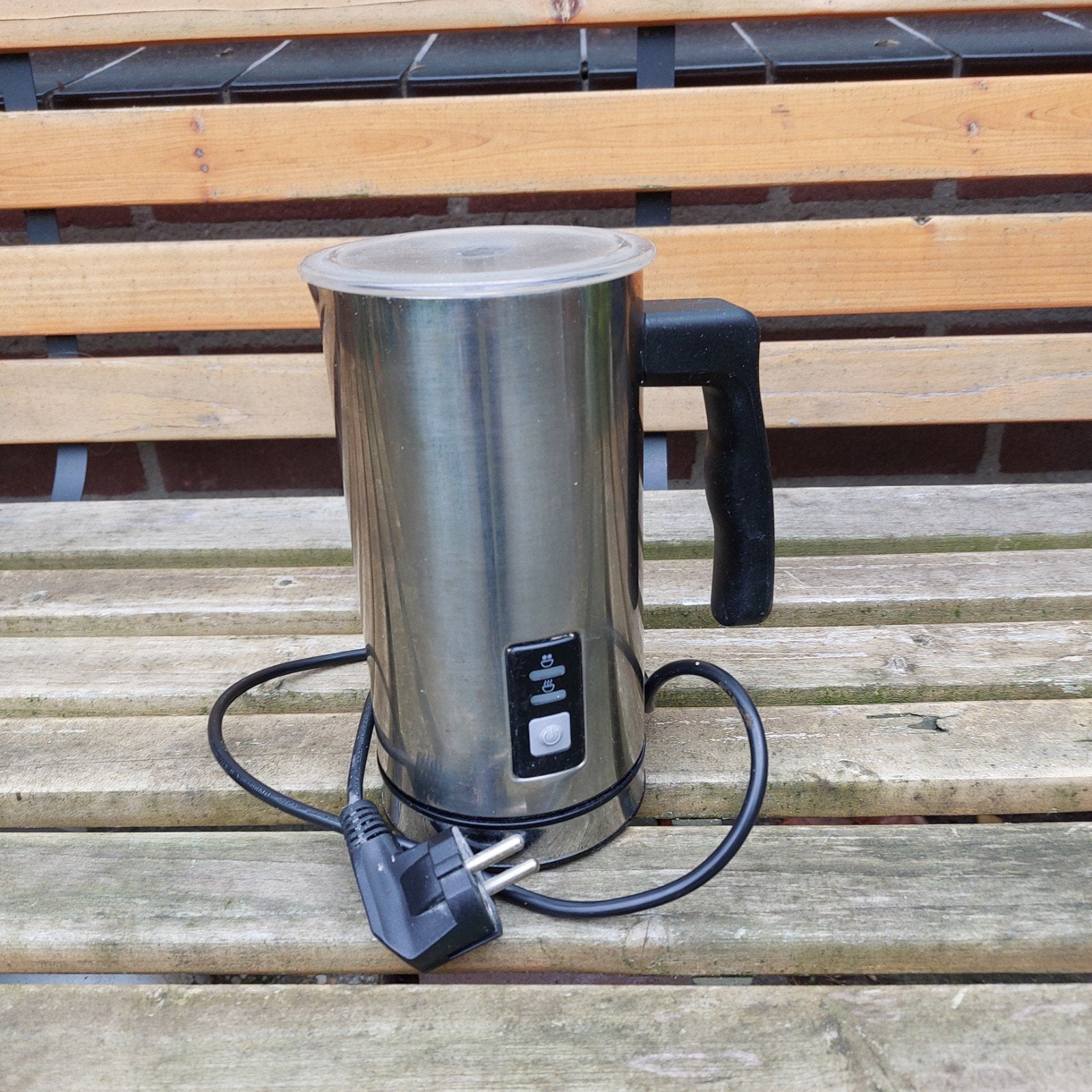 Quigg Melkopschuimer - Perfect voor Latte en Cappuccino, Ophalen of Verzenden, Zo goed als nieuw, Elektrische melkopschuimer