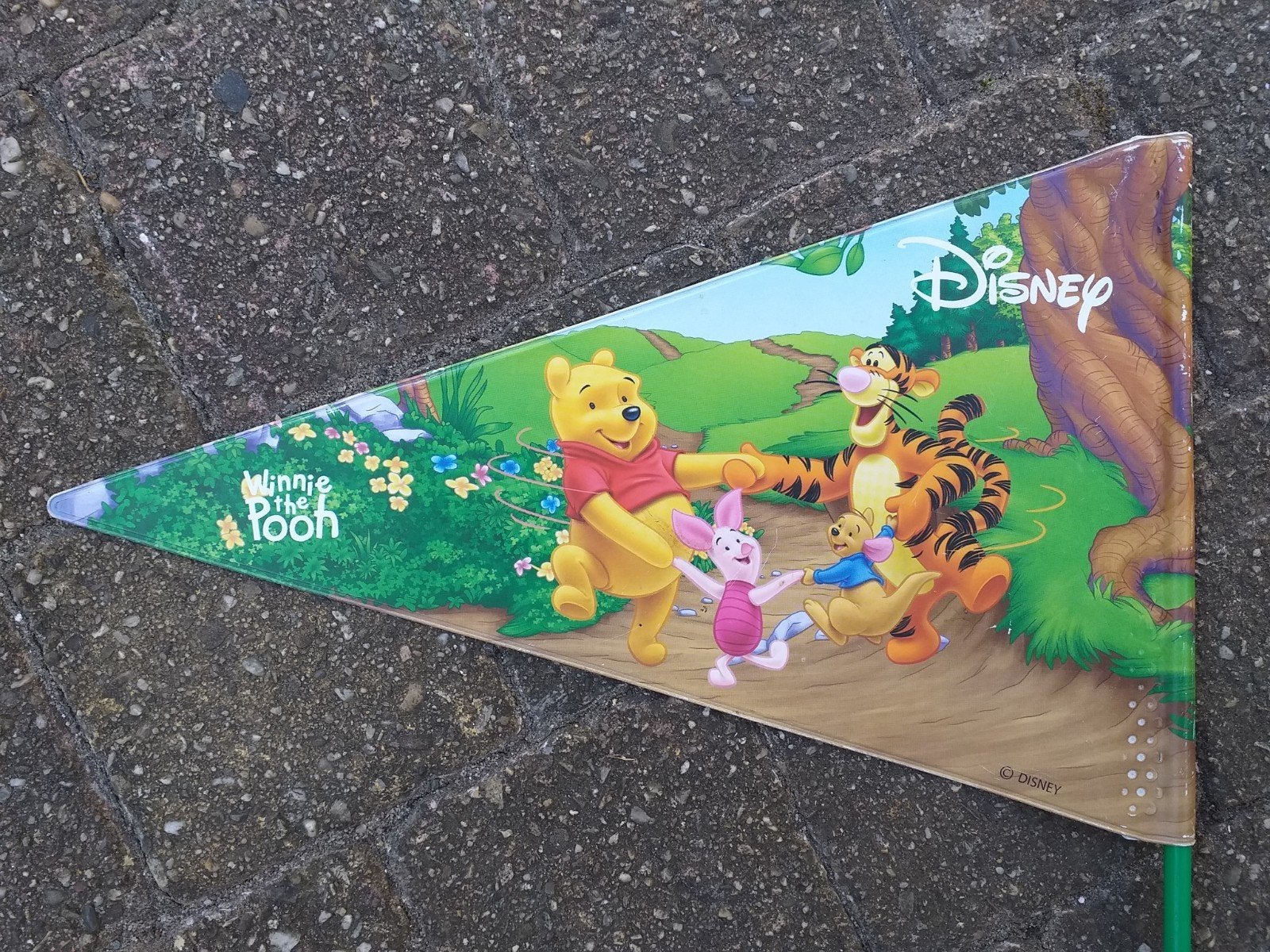Fiets vlag / fietsvlag Winnie de Pooh, Ophalen, Gebruikt