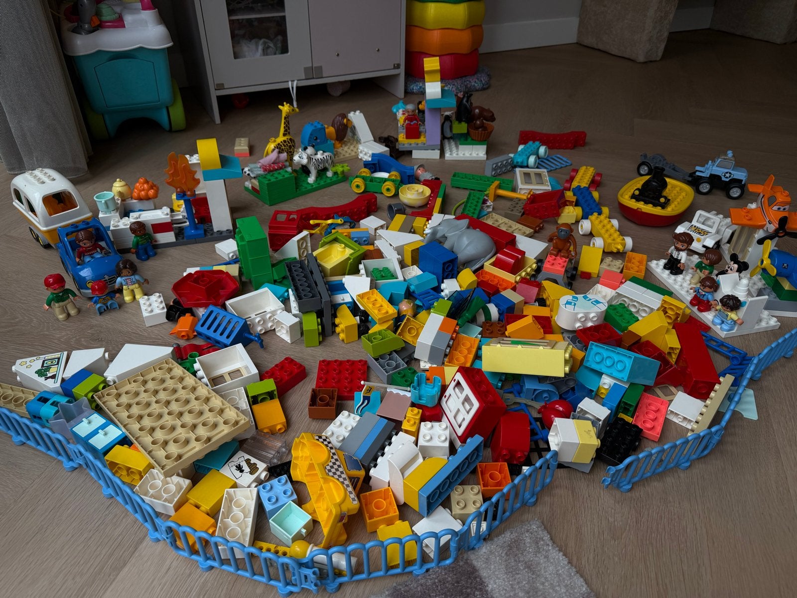 Grote partij LEGO Duplo met diverse sets en figuren, Kinderen en Baby's, Ophalen, Gebruikt, Overige merken