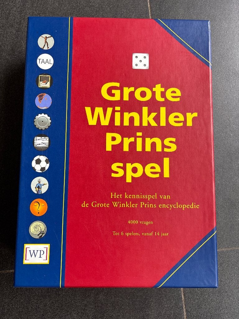 Grote Winkler Prins Spel, Hobby en Vrije tijd, Gezelschapsspellen | Bordspellen, Ophalen of Verzenden, Zo goed als nieuw