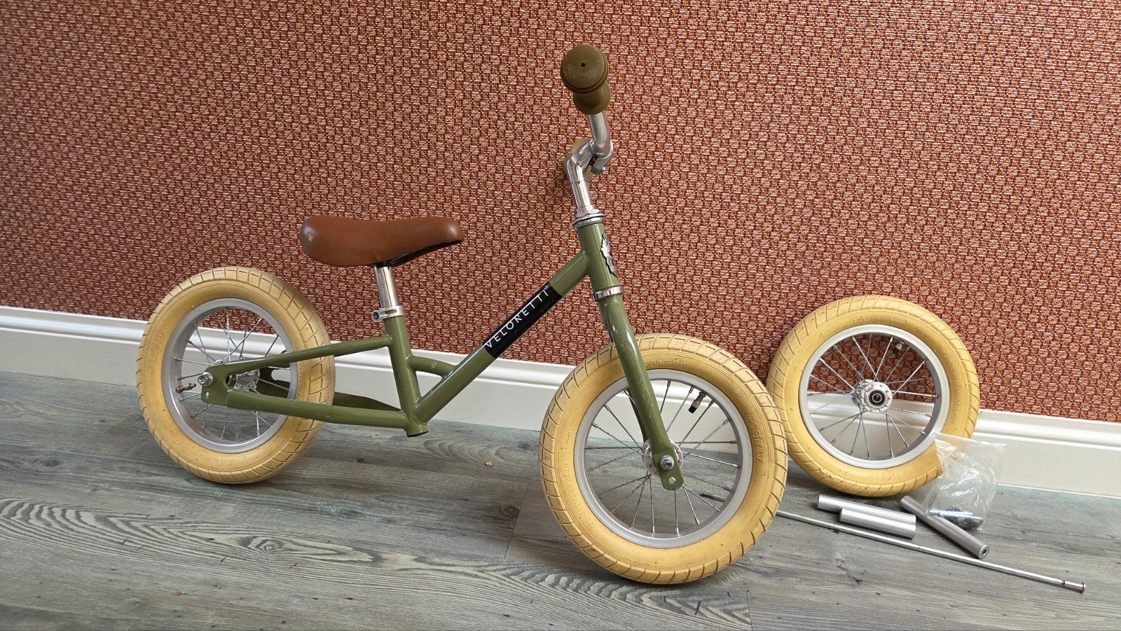 Veloretti tricycle driewieler / loopfiets, Ophalen, Zo goed als nieuw, Minder dan 16 inch, Veloretti