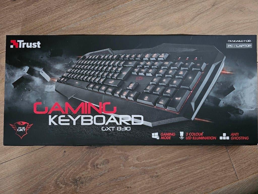 Gaming Keyboard GXT 830, Computers en Software, Ophalen, Gebruikt, Trust, Qwerty