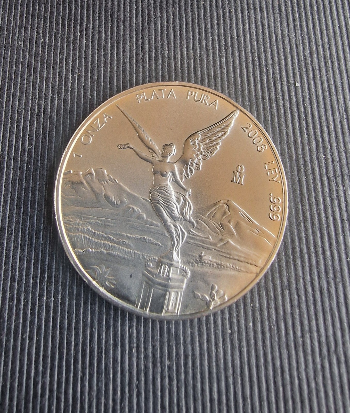 1oz Zilver LIBERTAD PLATA-PURA 2008., Postzegels en Munten, Edelmetalen en Baren, Ophalen of Verzenden, Zilver