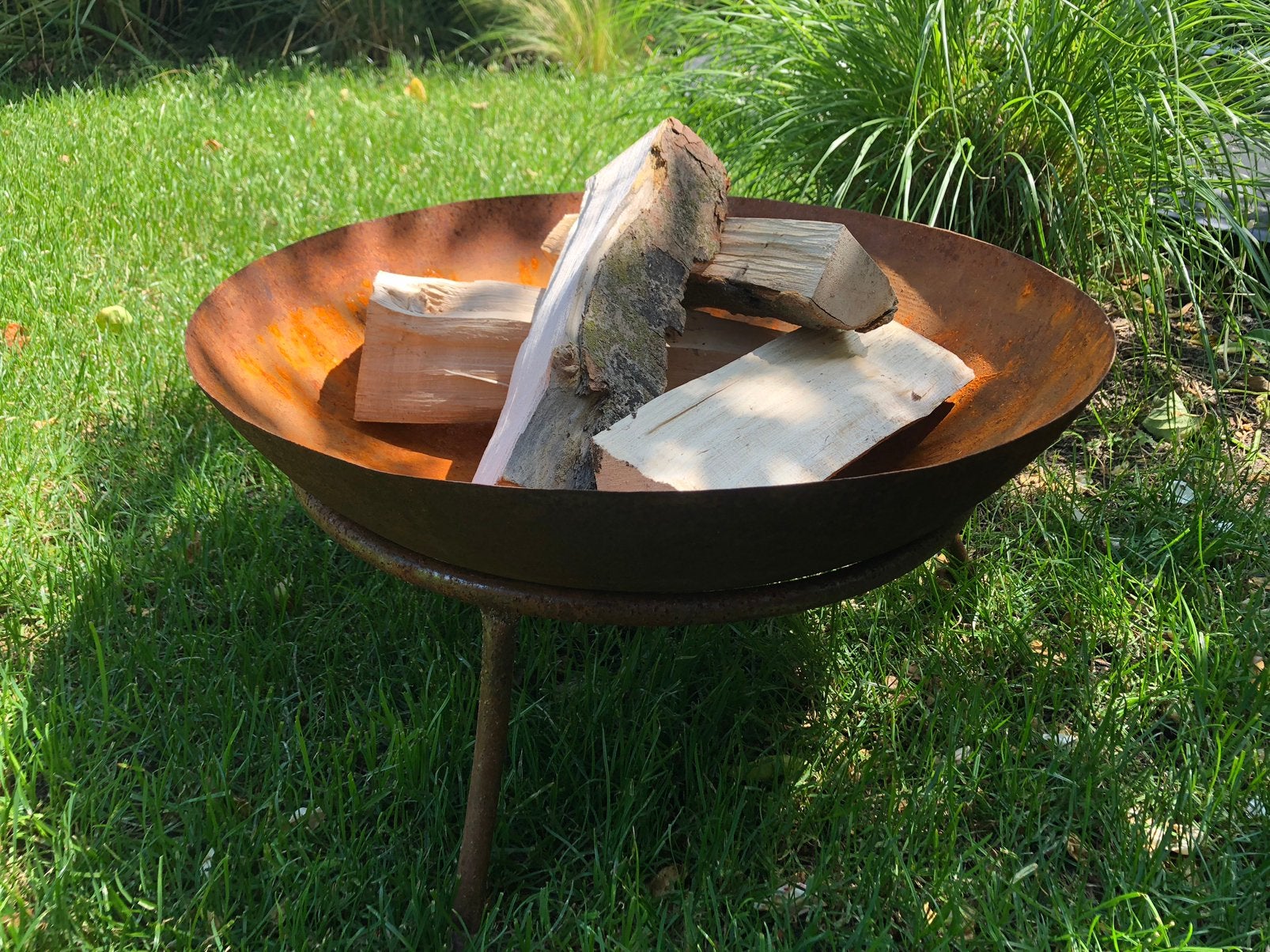 Corten vuurschaal 46 centimeter, Tuin en Terras, Ophalen of Verzenden, Gebruikt