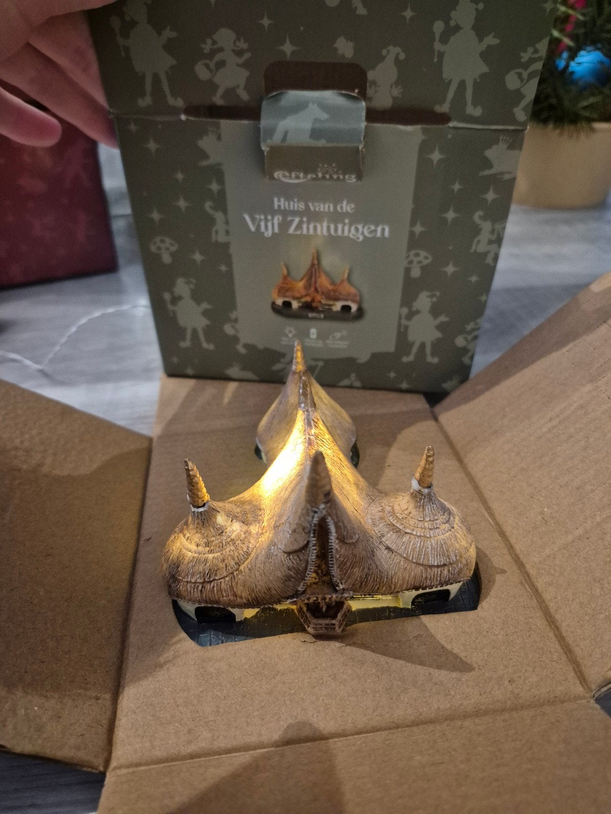 Nieuw efteling entree met licht huis van de vijf zintuigen, Verzamelen, Efteling, Ophalen of Verzenden, Nieuw, Beeldje of Poppetje