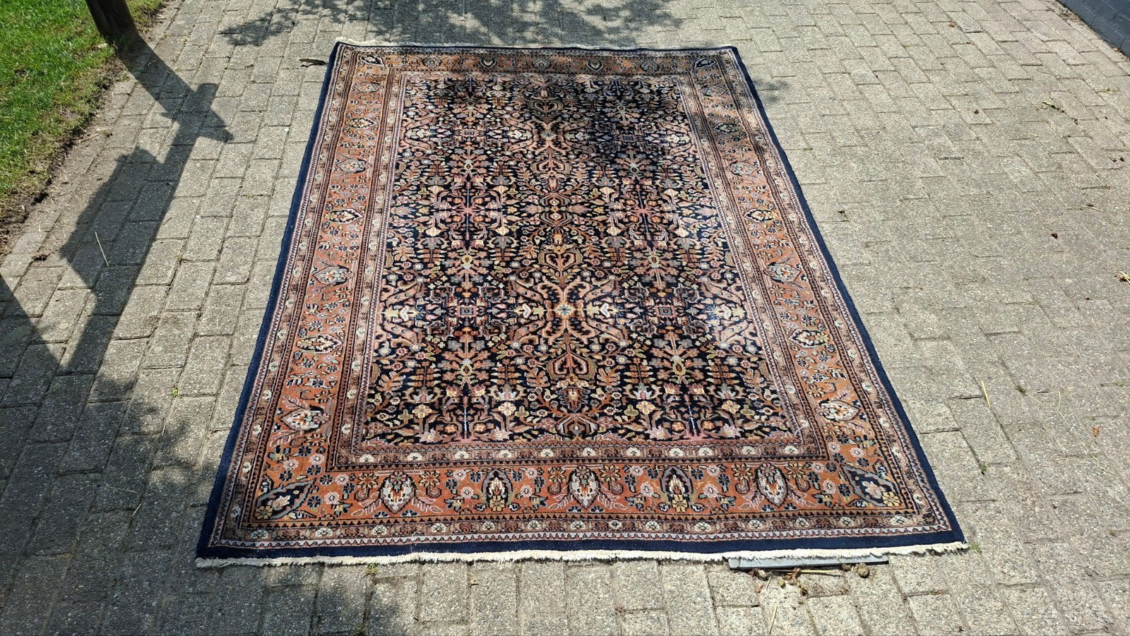 Origineel Handgemaakt Perzisch Tapijt - 236x172 cm, Ophalen, Gebruikt, Perzisch, Klassiek, Oosters, 150 tot 200 cm
