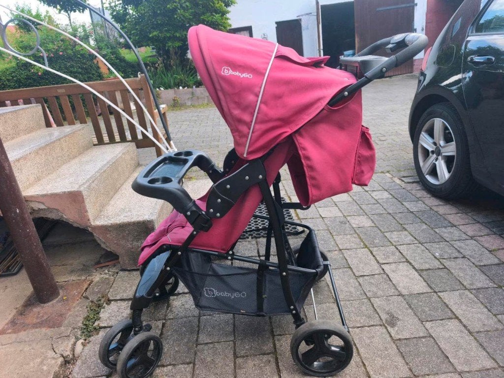 Babygo Kinderwagen, Verstelbare duwstang, Ophalen of Verzenden, Zo goed als nieuw, Kinderwagen