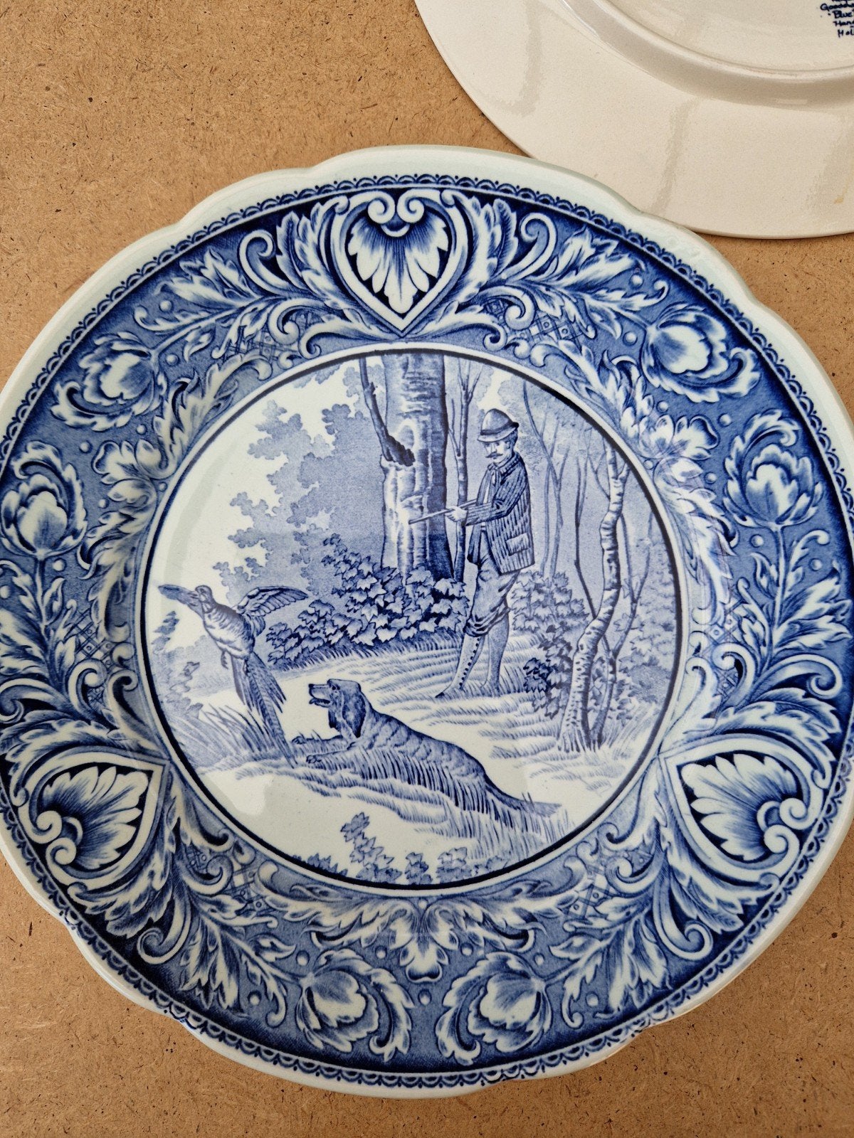OUDE BLAUWE BORDEN DELFTSBLAUW GOEDEWAAGEN, Antiek en Kunst, Ophalen of Verzenden