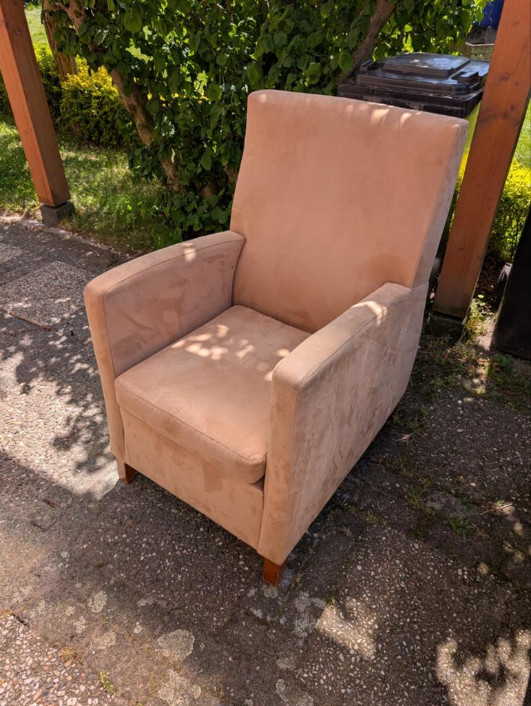 Fauteuil gratis, Gebruikt, 75 tot 100 cm, Ophalen of Verzenden, Stof