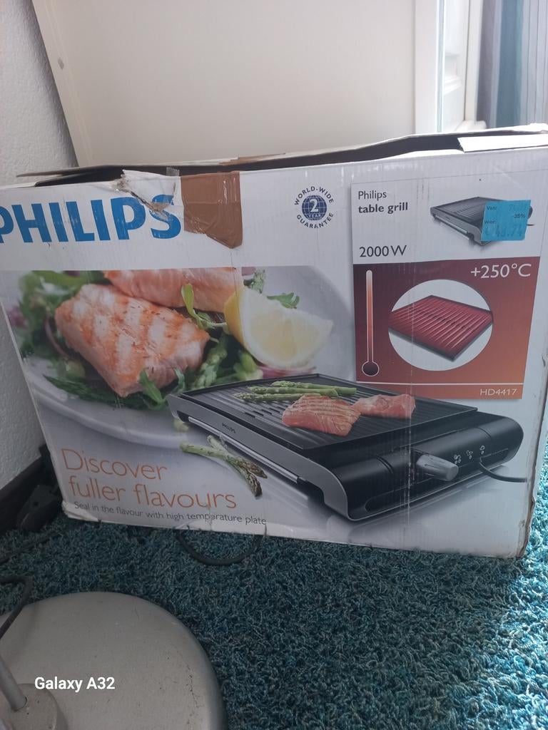 Philips tafelgrill HD4417, Ophalen of Verzenden