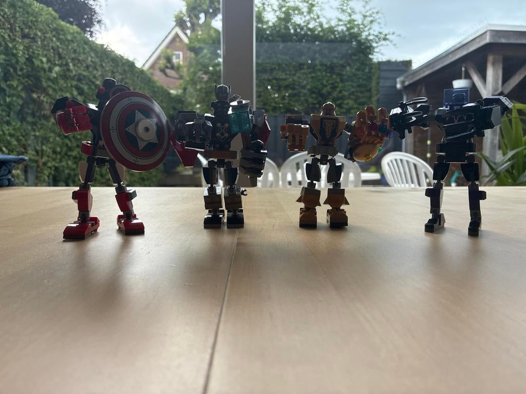 LEGO Marvel Mechs: Captain America, Thanos, Hulk, Spider-Man, Ophalen, Zo goed als nieuw