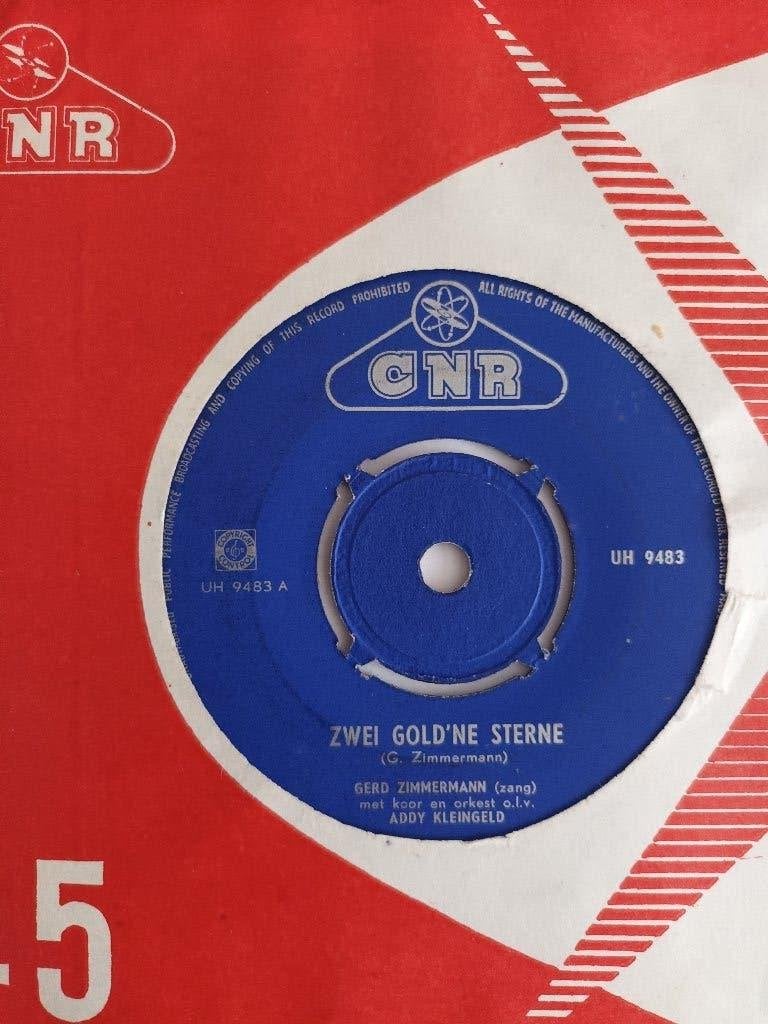Gert Zimmerman (Timmerman) - Zwei Gold`ne Sterne  (UH 9483), Cd's en Dvd's, Originele persing, 7 inch, Ophalen of Verzenden, Zo goed als nieuw