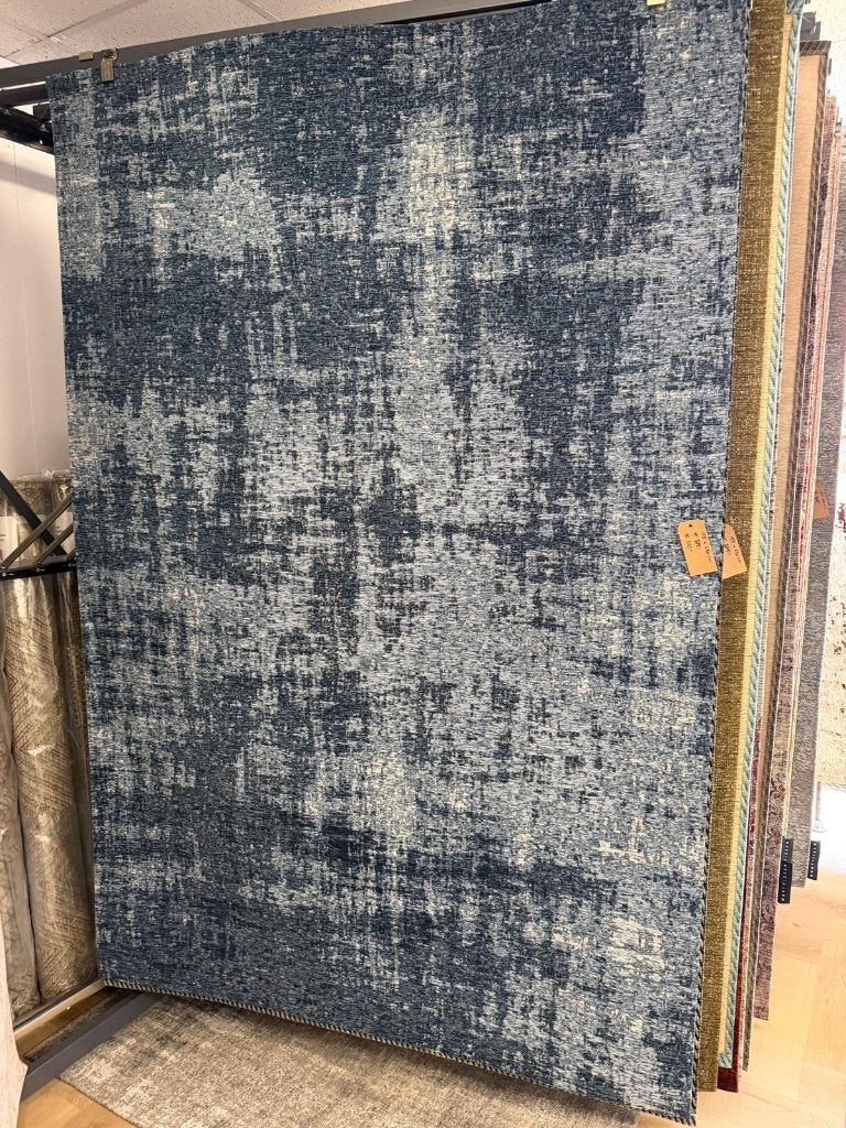 Vloerkleed 155x230cm, Ophalen, Blauw, 150 tot 200 cm, Rechthoekig