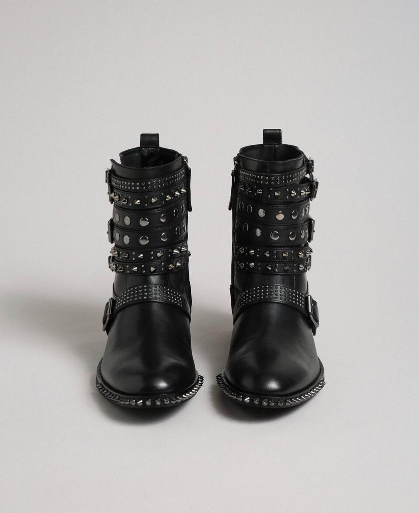 TWINSET model Yves Saint Laurent biker laarzen maat 40/ 41, Zwart, Lage of Enkellaarzen, Ophalen of Verzenden, Zo goed als nieuw