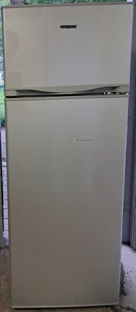 Exquisit koelvriescombinatie A+, 206L, prima staat, Witgoed en Apparatuur, Ophalen, Gebruikt, 200 liter of meer, Met aparte vriezer