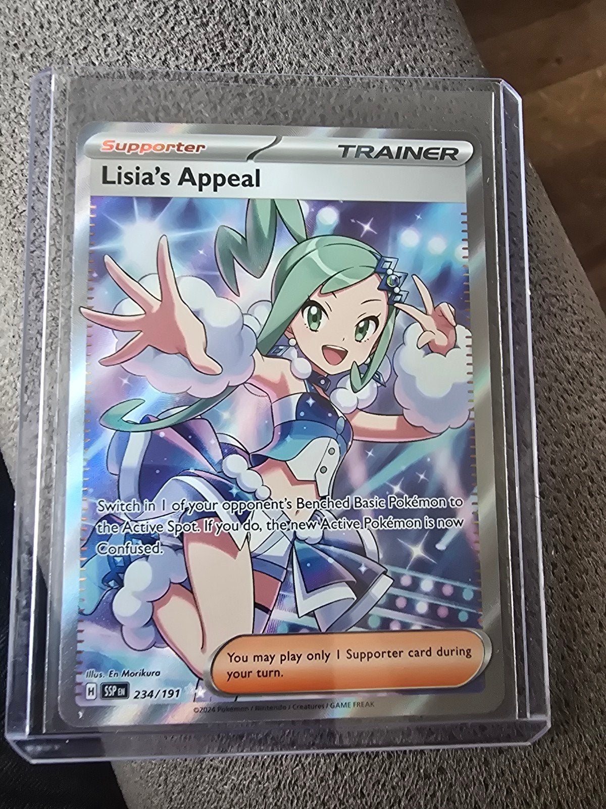 Pokémon TCG Lisia's Appeal Supporter Trainer Kaart, Ophalen of Verzenden, Zo goed als nieuw