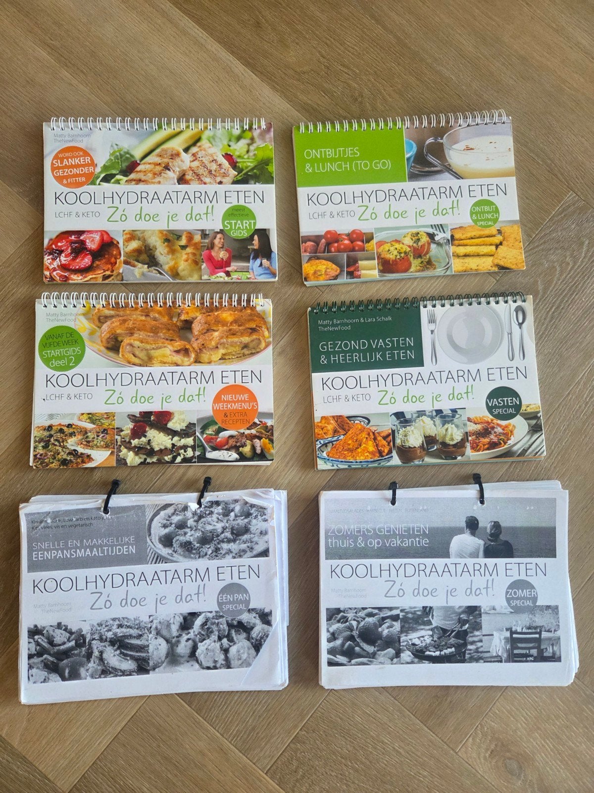 The Newfood Koolhydraatarm  kookboekjes van Matty Barnhoorn, Ophalen of Verzenden