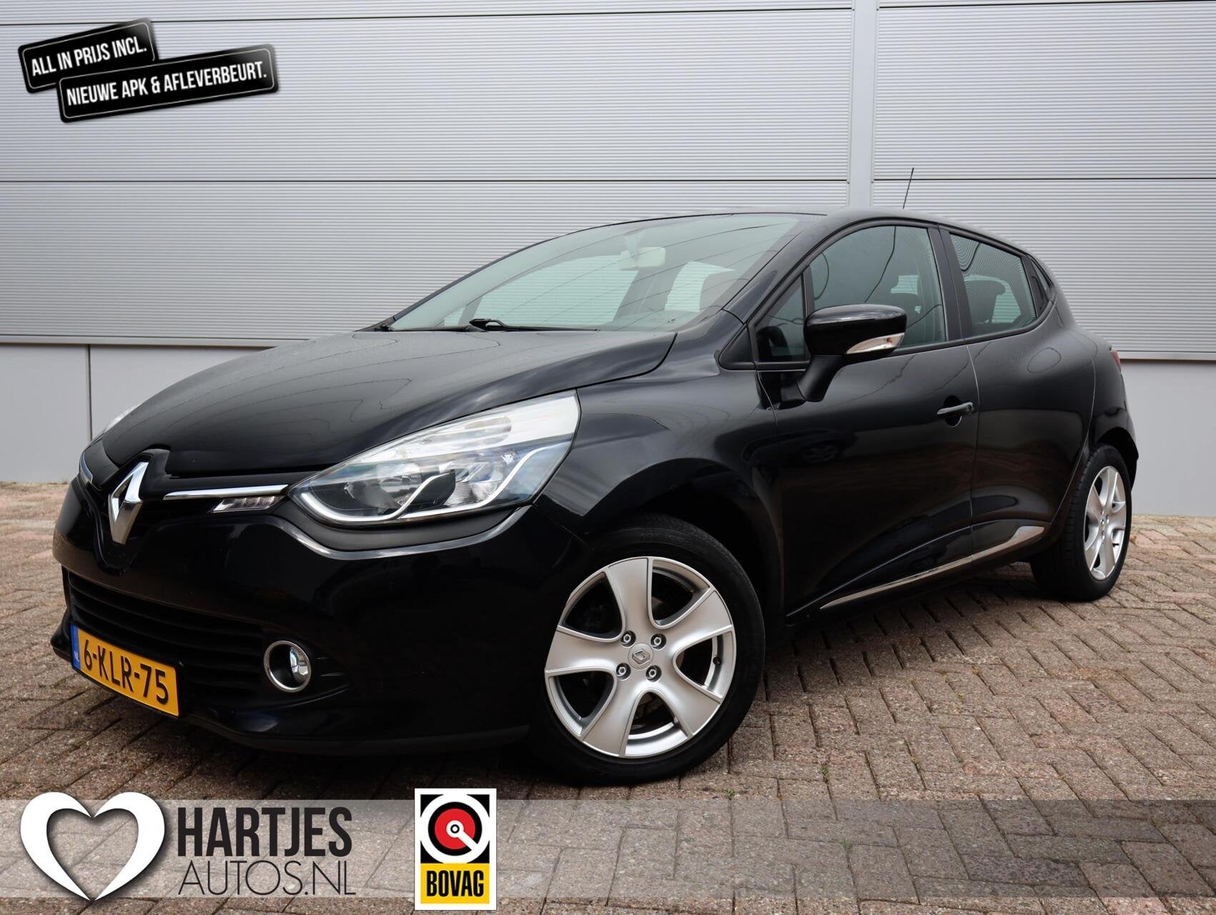 Renault Clio 0.9 TCe Dynamique 5drs. (Vol-Opties!) NL-auto, Auto's, Renault, Voorwielaandrijving, Huisgarantie, 540 kg, Zwart