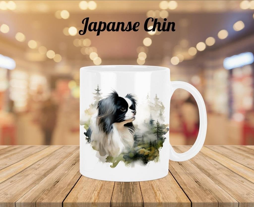 Japanse Chin Profiel mok, Verzenden, Nieuw, Overige stijlen, Kop(pen) en/of Schotel(s)