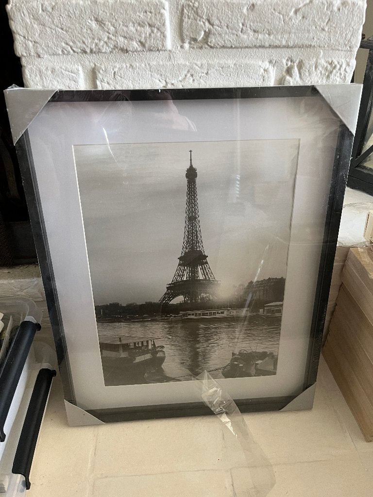 Schilderij Parijs Nieuw! Eiffeltoren, Huis en Inrichting, Ophalen, Nieuw, Minder dan 50 cm, Schilderij
