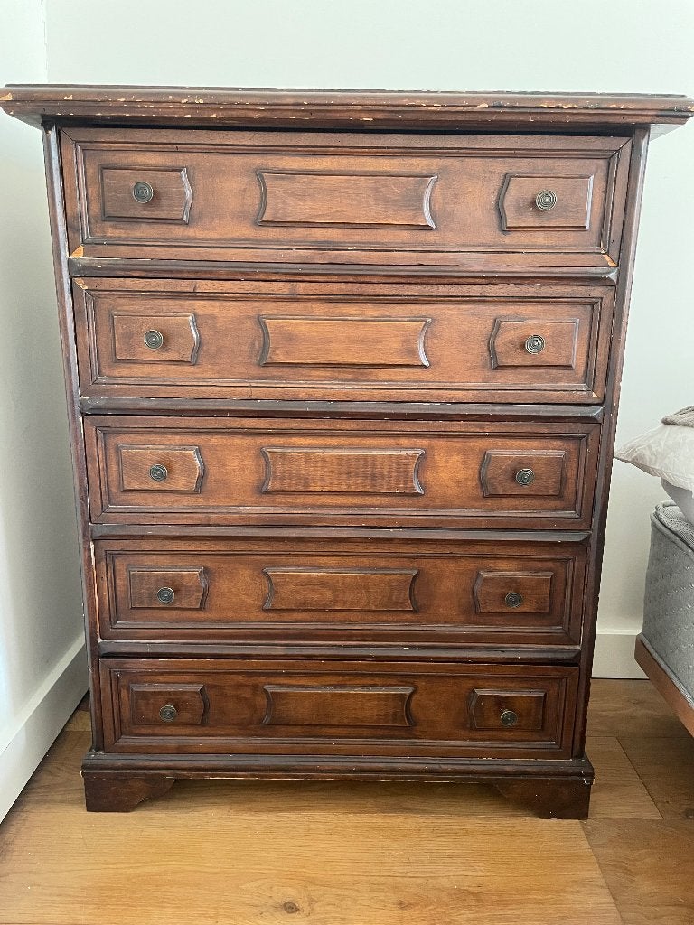 Houten kastje met lades, Ophalen, Gebruikt, 50 tot 100 cm, Met lade(s)