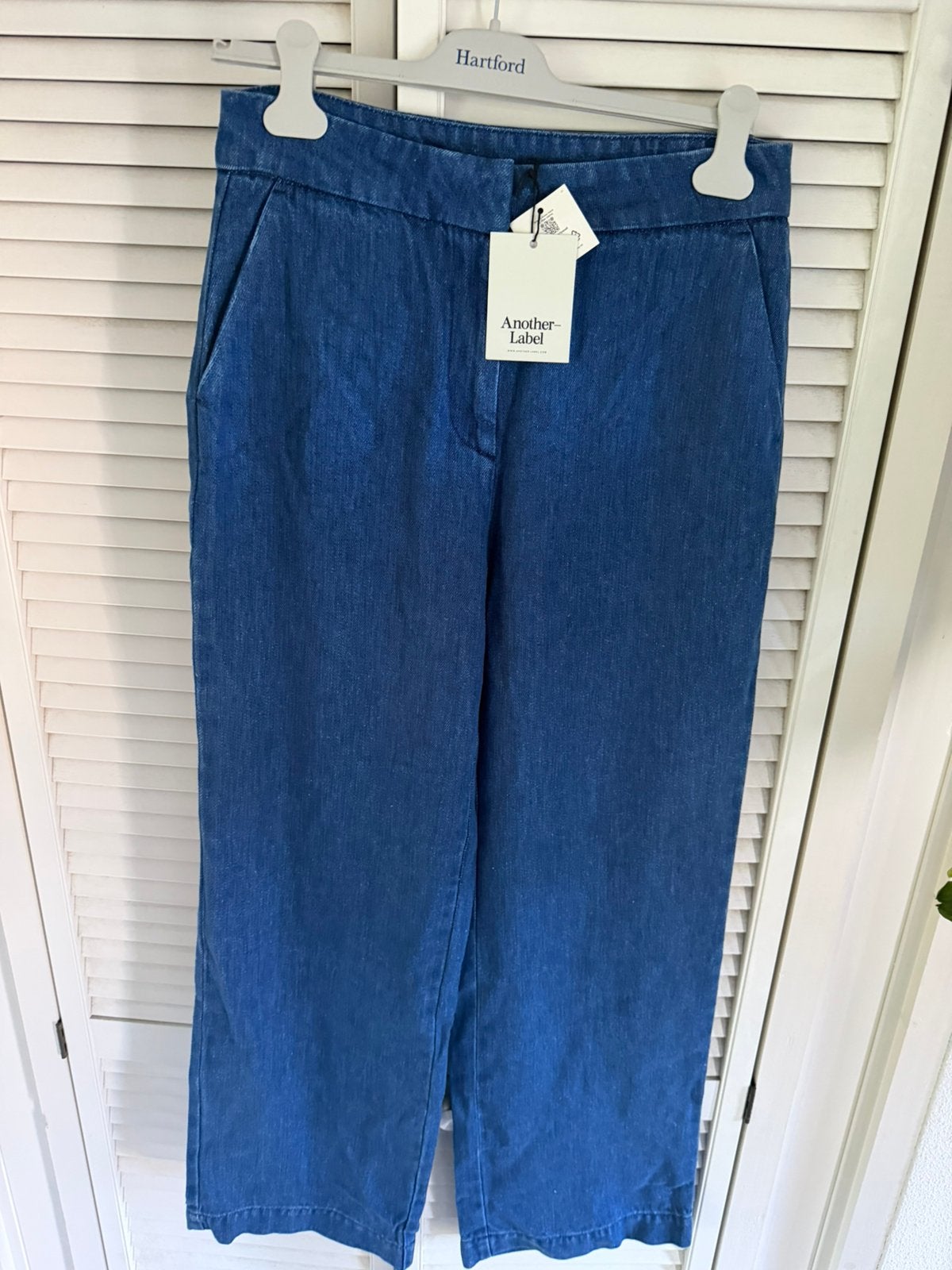 Nieuwe Another Label Doeha denim pants M, Verzenden, Nieuw, Blauw, Lang
