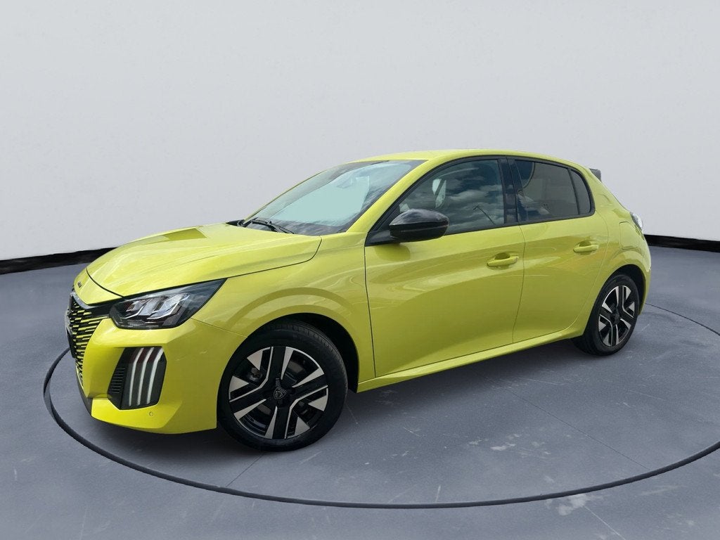 Peugeot 208 Allure Hybrid 100PK e-DCS6 Automaat Navigatie, P, Auto's, Peugeot, Gebruikt, Zwart, 1199 cc, 100 pk