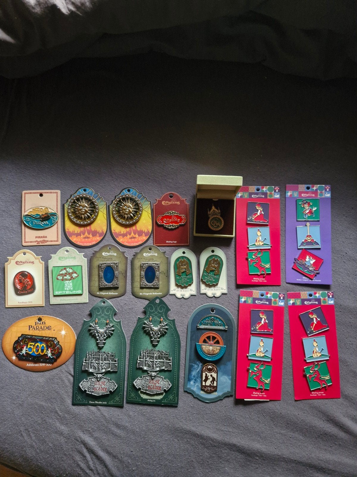 Efteling pin verzameling met dubbelen, Verzamelen, Verzenden