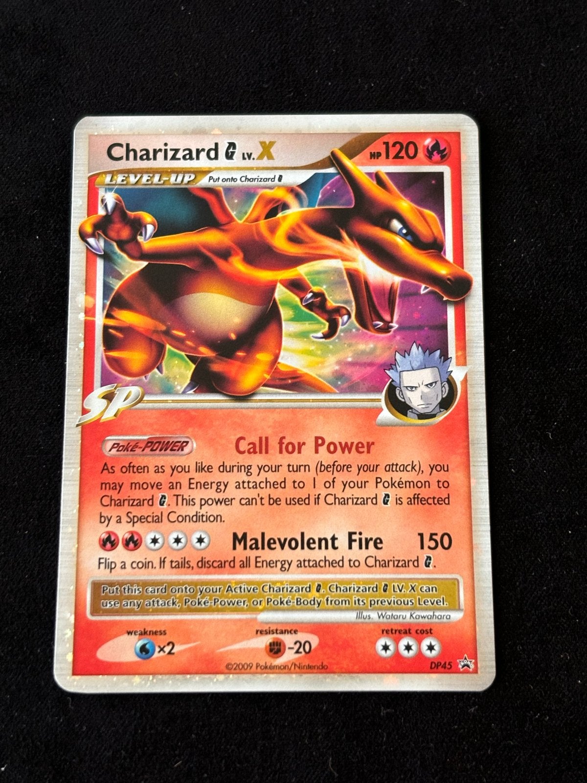 Charizard G Lv.X DP45 promo, Ophalen of Verzenden, Zo goed als nieuw, Losse kaart