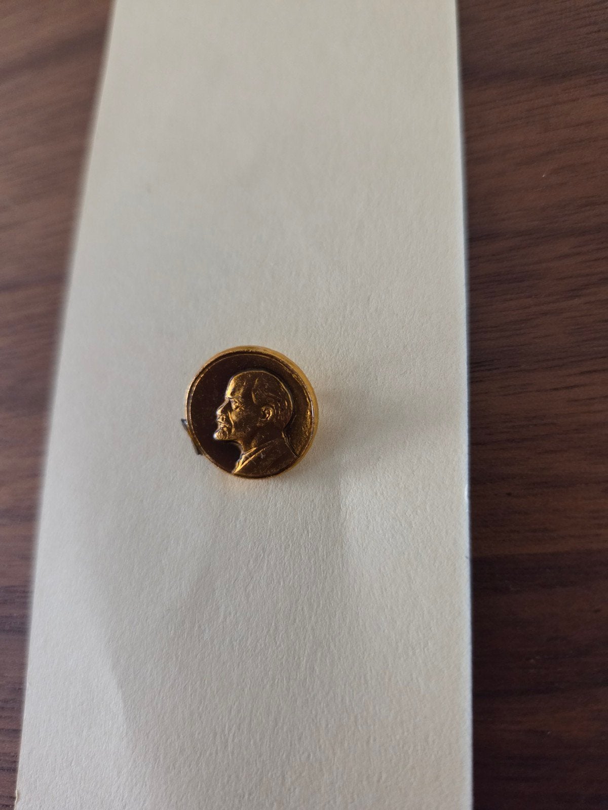 R 068 Vintage Lenin Speldje - Sovjet Communistische Partij, Ophalen of Verzenden, Gebruikt, Overige onderwerpen, Speldje of Pin