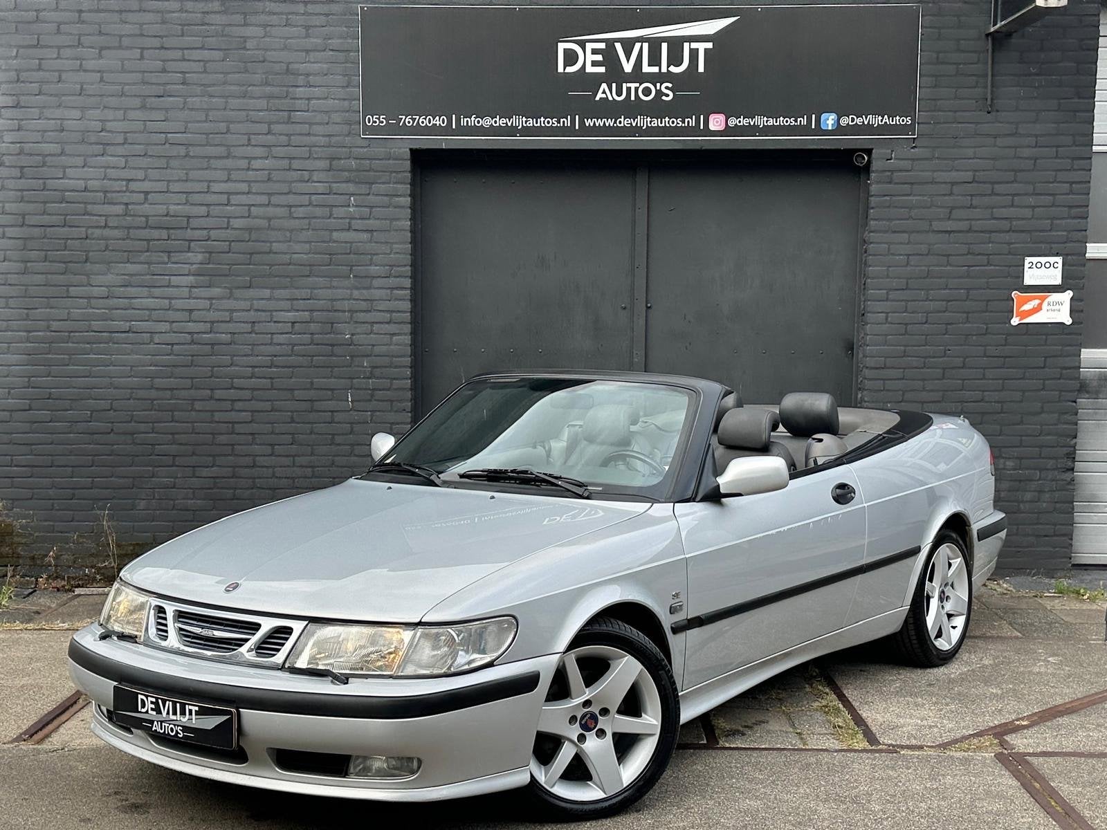 Saab 9-3 Cabrio 2.0t SE Design Edition | Climate Control | C, Auto's, Voorwielaandrijving, Gebruikt, Zwart, 4 stoelen