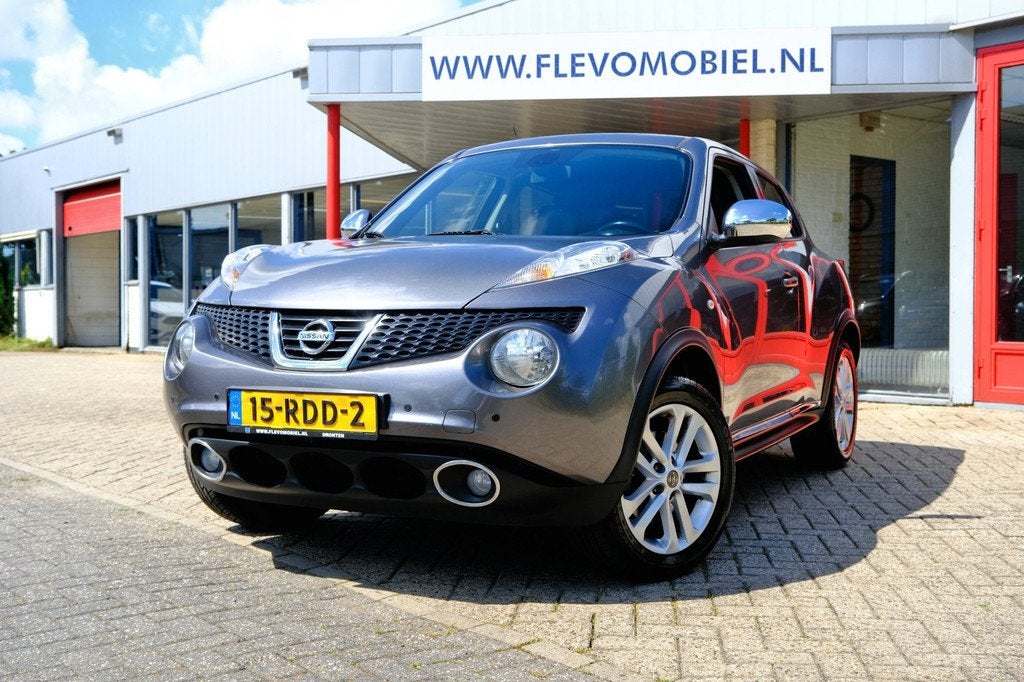 Nissan Juke 1.6 190pk DIG-T Tekna Leder|Clima|Cam|LMV, Auto's, Nissan, Bedrijf, Te koop, Juke, ABS, Achteruitrijcamera, Airbags