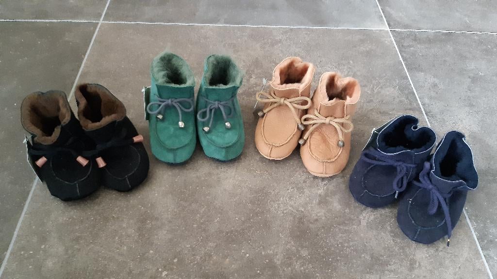 Kinderpantoffels Maat 22/23 Warm Lamsbont Merinolam Texel, Jongen of Meisje, Coby Dogger Bontcouture, Overige typen, Nieuw