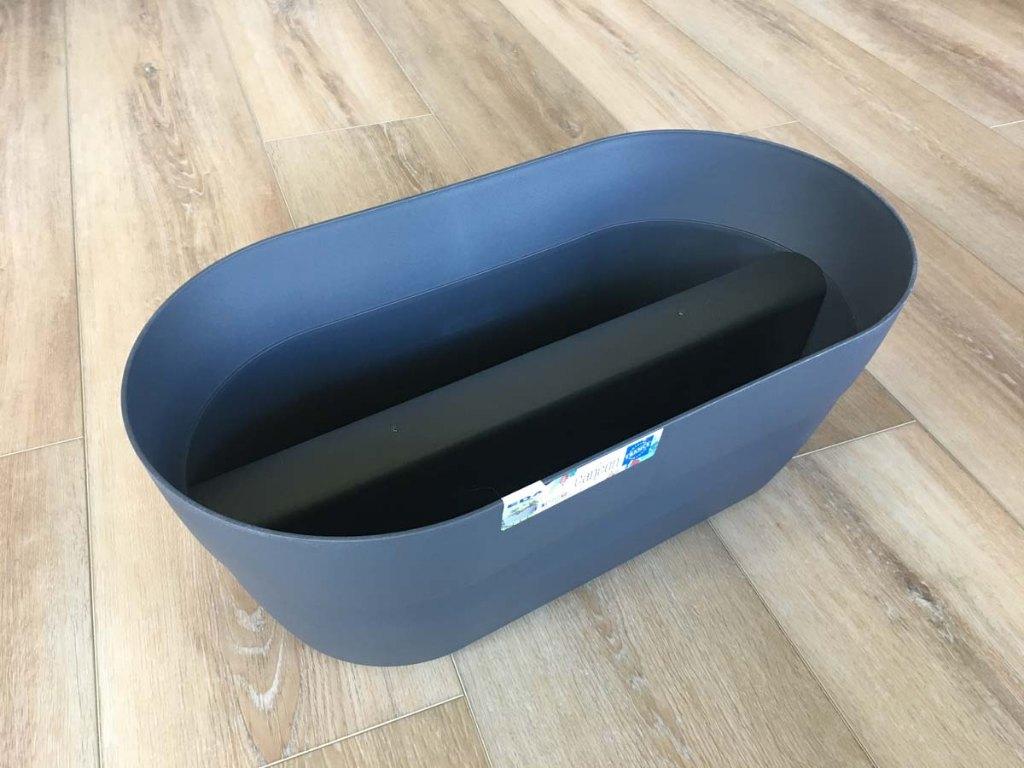Plantenbak Bloembak voor schutting of balkon 55x28x21 Nieuw, Ophalen, Kunststof, Minder dan 30 cm, Minder dan 60 cm