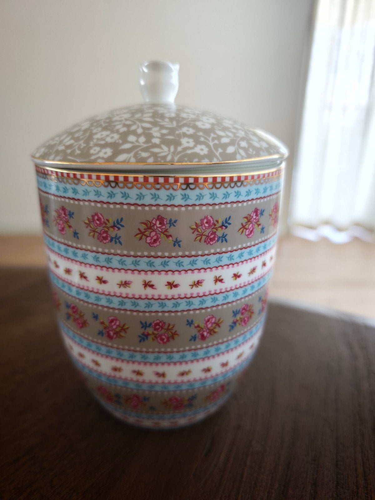 Pip Studio Voorraadpot met Bloemenprint, Ophalen, Overige typen, Zo goed als nieuw, Overige stijlen