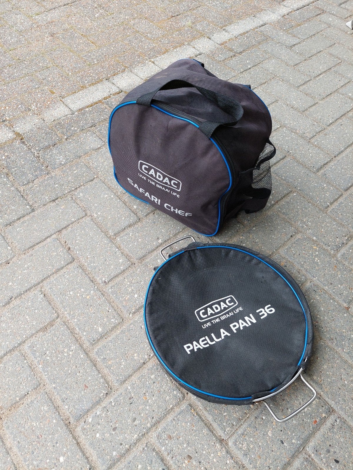 Cadac kooktoestel en bbq en paella-pan, Caravans en Kamperen, Ophalen