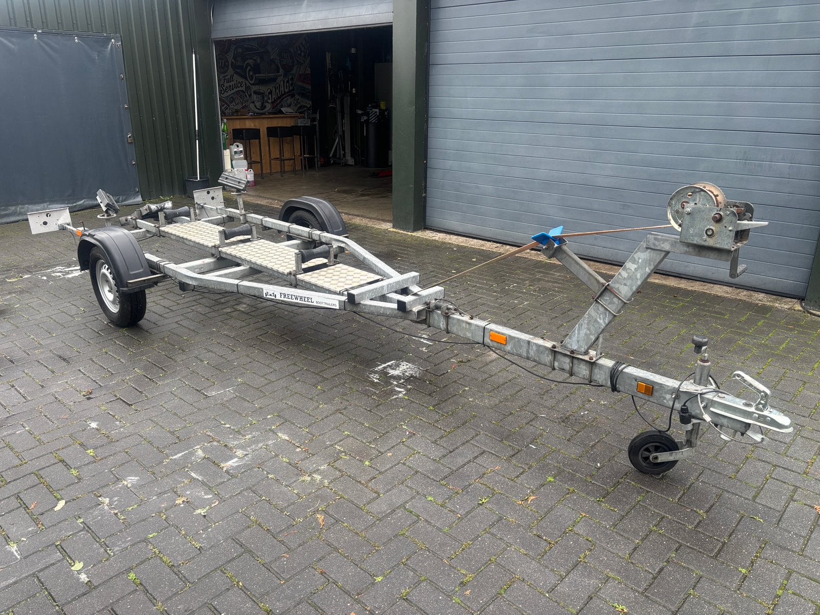 Freewheel kantel trailer 750 kg ongeremd, Ophalen, Gebruikt, Verstelbare verlichting, Minder dan 1500 kg