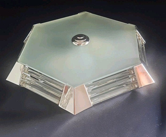 Plafond of wandlamp Honsel Duitsland jrn70,lees beschrijving, Ophalen of Verzenden, Zo goed als nieuw, Glas