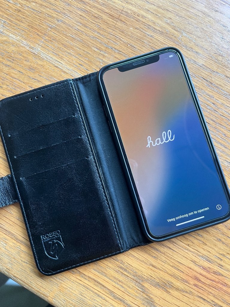 IPhone XS 256GB Zwart - Bat. 79% - Krasvrij + leren hoesje, Zwart, IPhone XS, Zo goed als nieuw, Zonder simlock