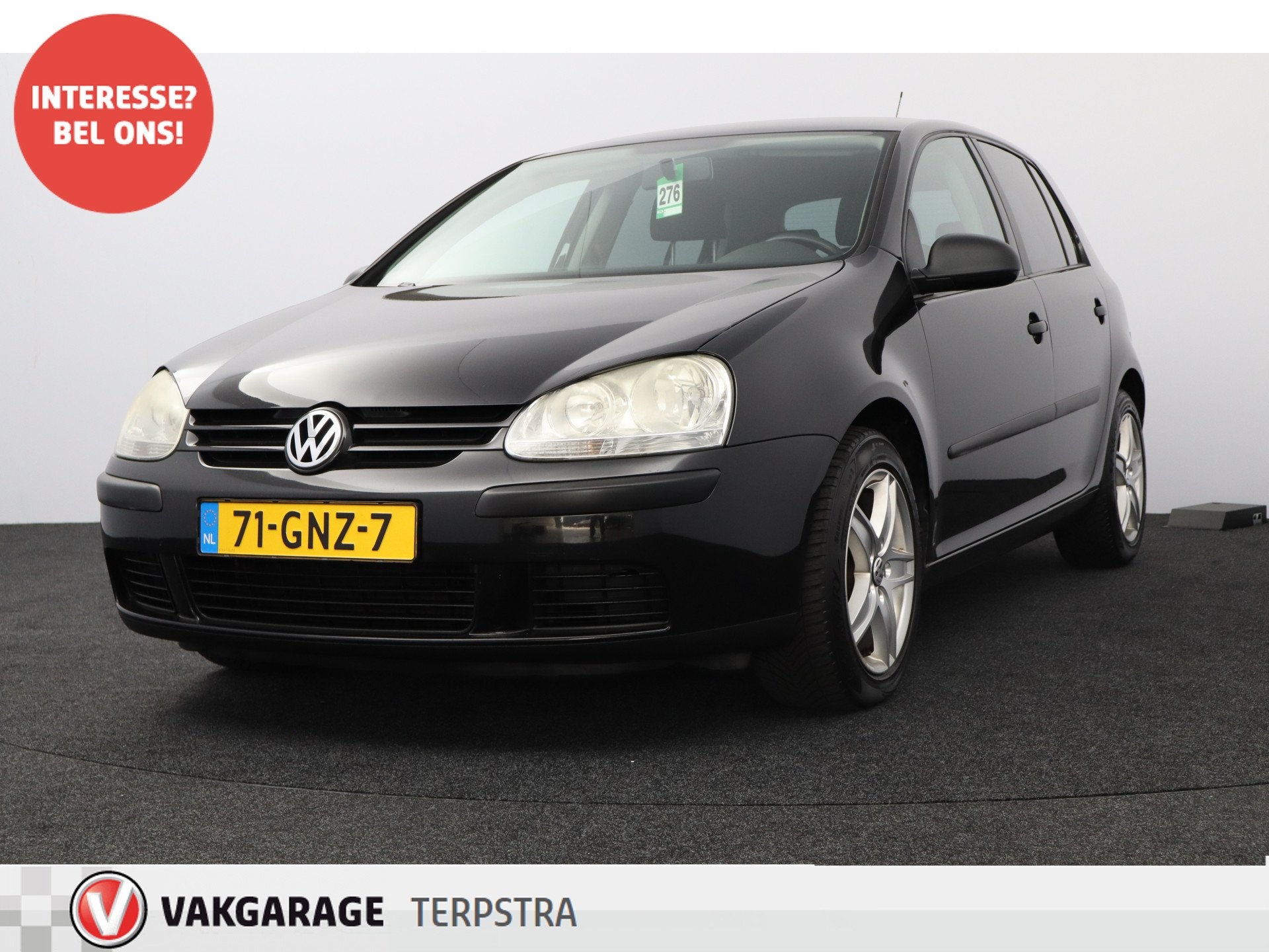 Volkswagen Golf 1.4 TSI Trendline/ 5-Drs/ 16'' LMV/ Bluetoot, Voorwielaandrijving, Stof, Gebruikt, Zwart